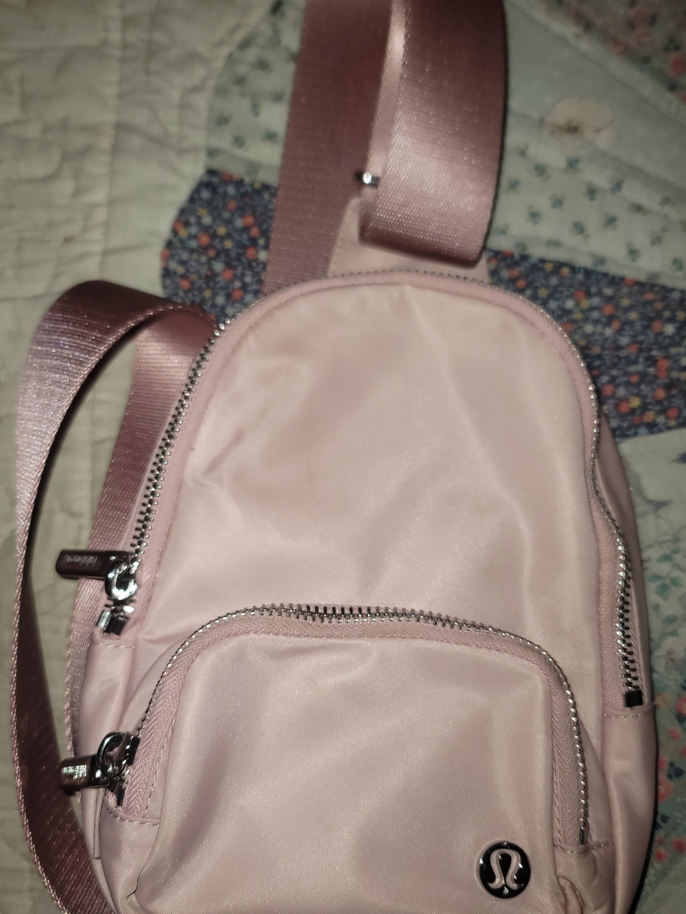 lululemon athletica Light Pink Mini Sling Backpack